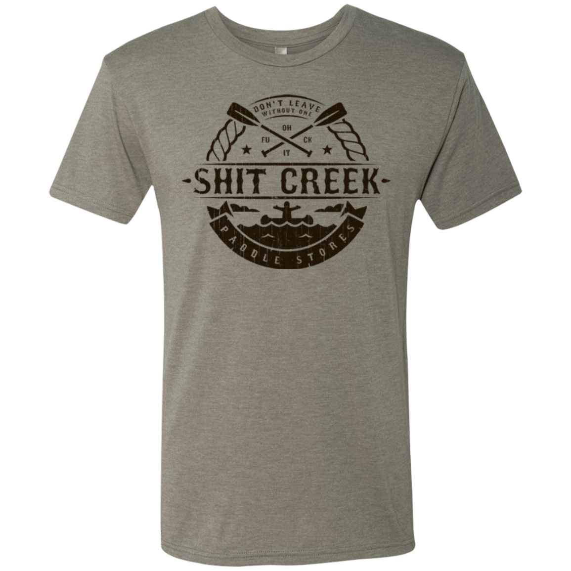 T-Shirts Venetian Grey / Small Shit Creek Men's Triblend T-Shirt