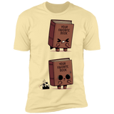 T-Shirts Banana Cream / S Shitty Book Men's Premium T-Shirt