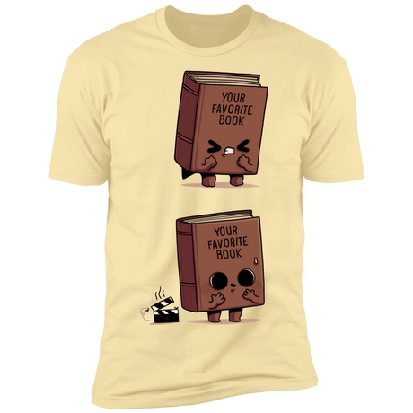 T-Shirts Banana Cream / S Shitty Book Men's Premium T-Shirt