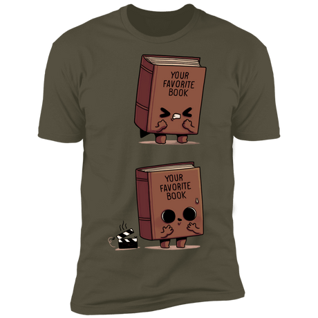 T-Shirts Military Green / S Shitty Book Men's Premium T-Shirt