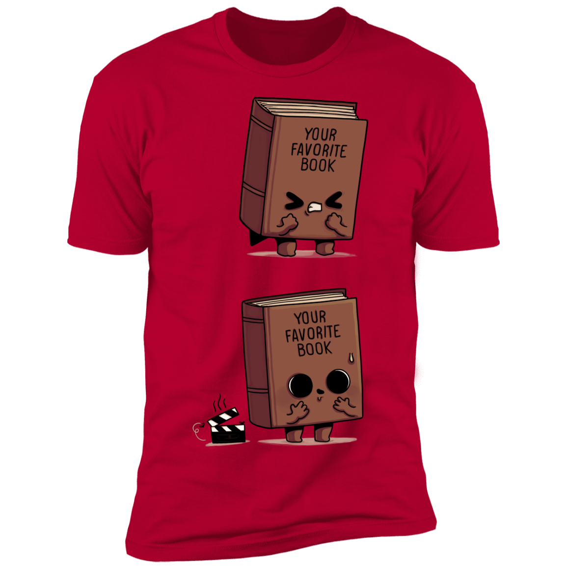 T-Shirts Red / S Shitty Book Men's Premium T-Shirt