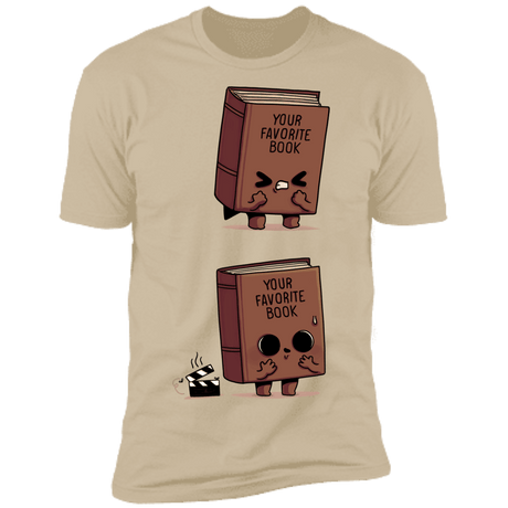 T-Shirts Sand / S Shitty Book Men's Premium T-Shirt