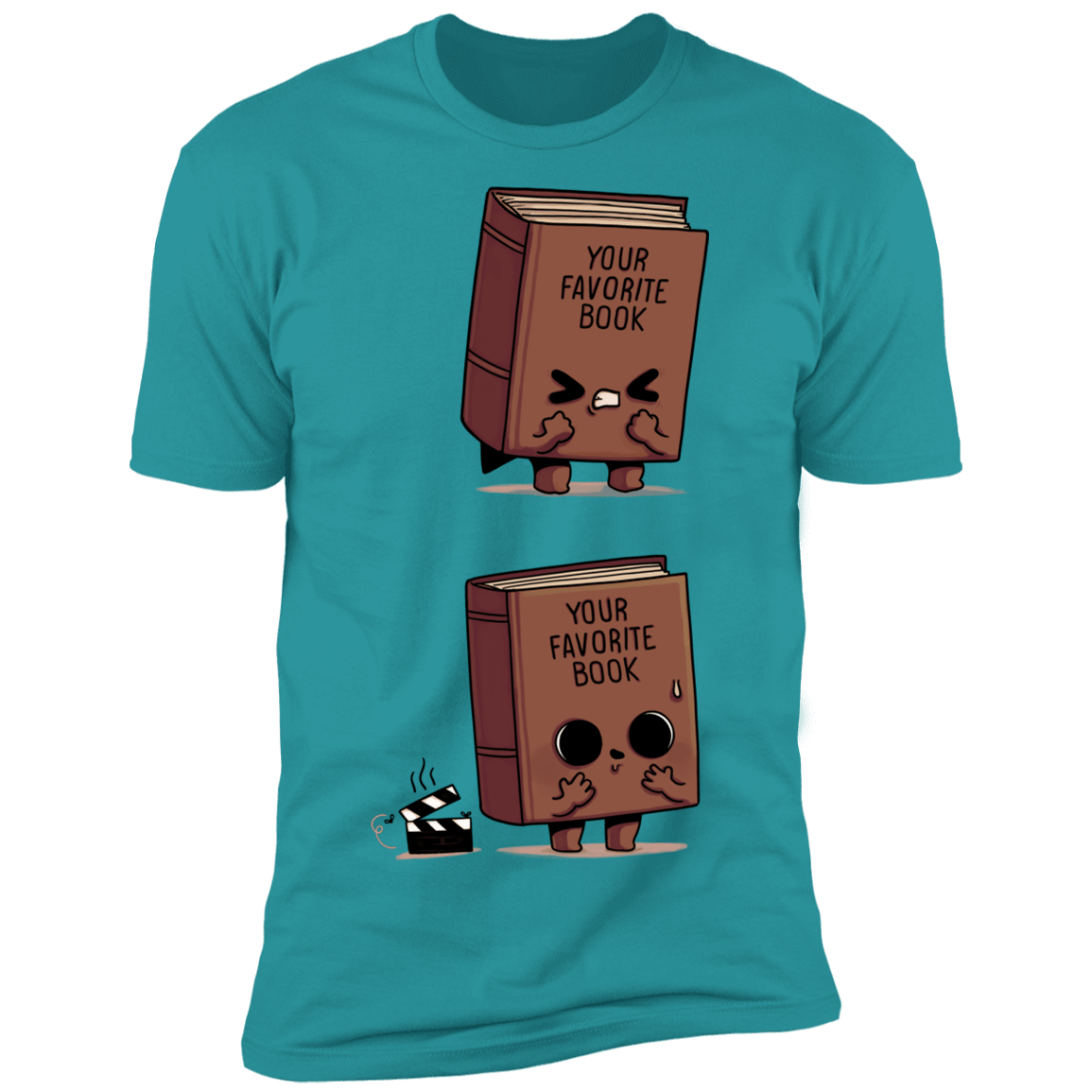 T-Shirts Tahiti Blue / S Shitty Book Men's Premium T-Shirt