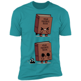 T-Shirts Tahiti Blue / S Shitty Book Men's Premium T-Shirt