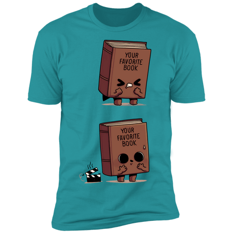 T-Shirts Tahiti Blue / S Shitty Book Men's Premium T-Shirt