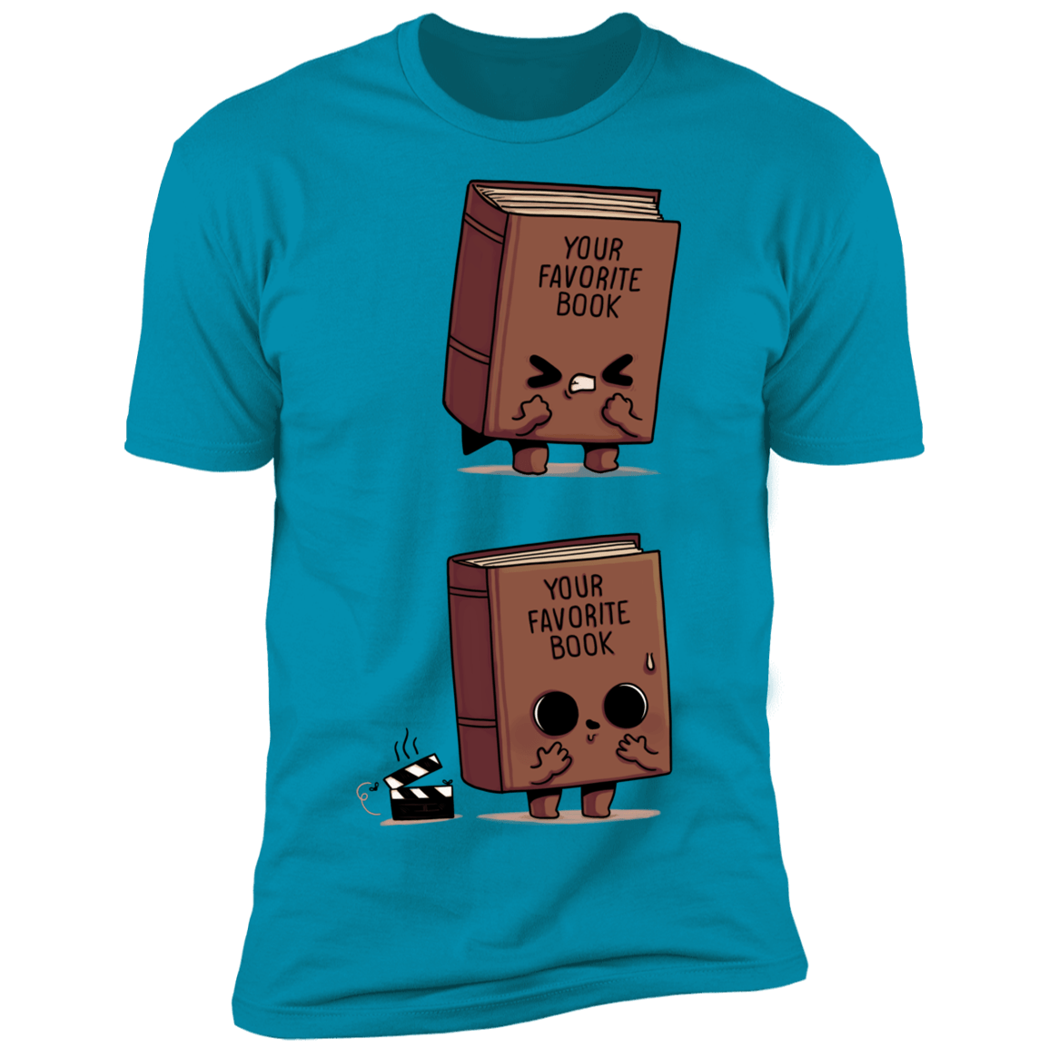 T-Shirts Turquoise / S Shitty Book Men's Premium T-Shirt