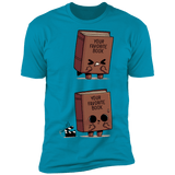 T-Shirts Turquoise / S Shitty Book Men's Premium T-Shirt