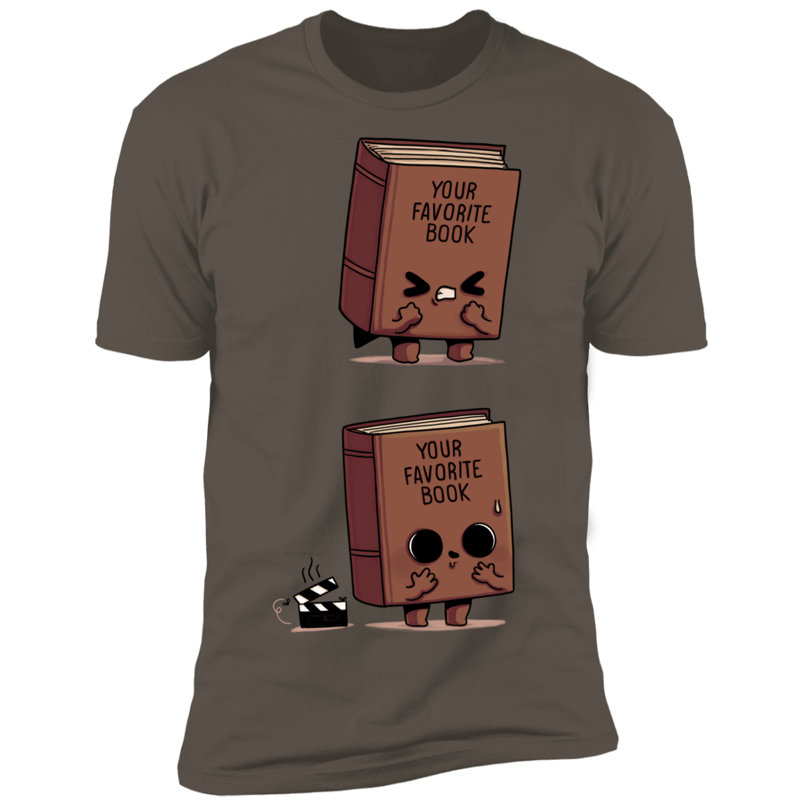 T-Shirts Warm Grey / S Shitty Book Men's Premium T-Shirt