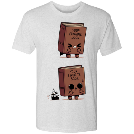 T-Shirts Heather White / S Shitty Book Men's Triblend T-Shirt