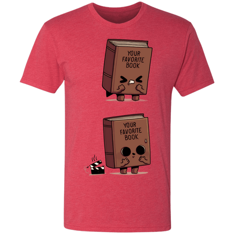 T-Shirts Vintage Red / S Shitty Book Men's Triblend T-Shirt