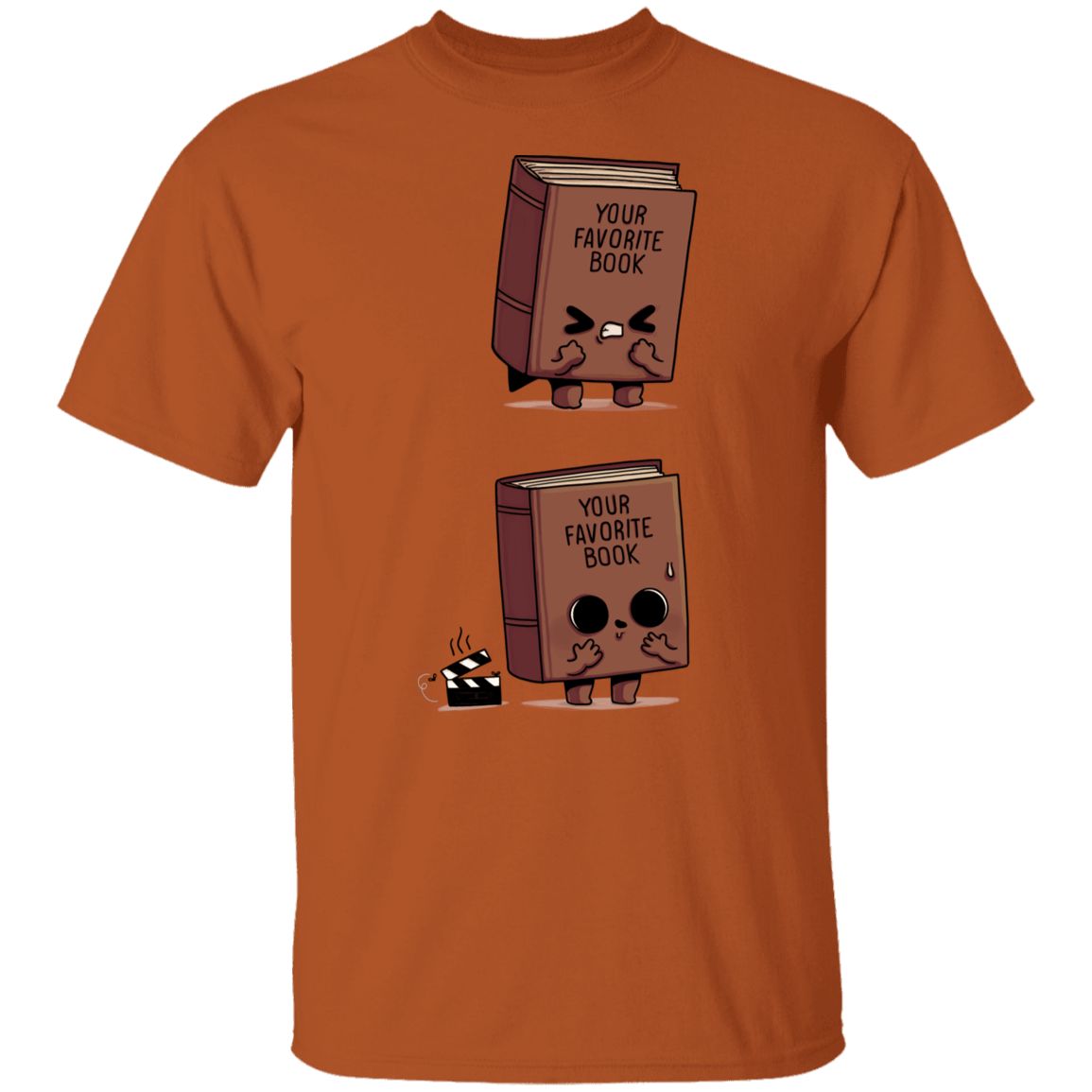 T-Shirts Texas Orange / S Shitty Book T-Shirt