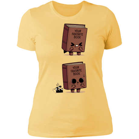 T-Shirts Banana Cream/ / S Shitty Book Women's Premium T-Shirt