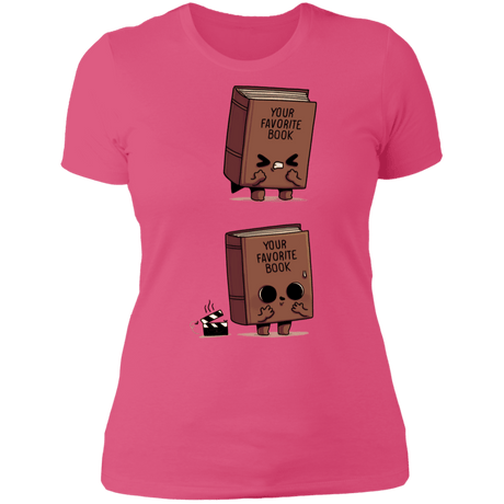 T-Shirts Hot Pink / S Shitty Book Women's Premium T-Shirt