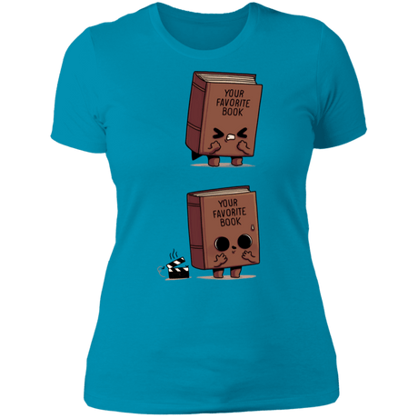T-Shirts Turquoise / S Shitty Book Women's Premium T-Shirt
