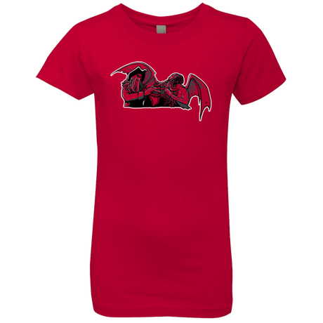 T-Shirts Red / YXS Shiver Me Tentacles Girls Premium T-Shirt