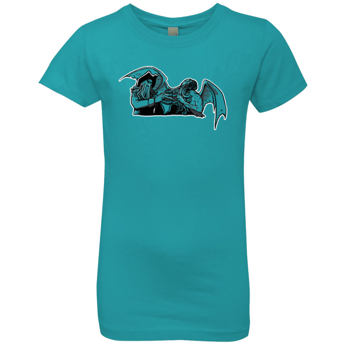 T-Shirts Tahiti Blue / YXS Shiver Me Tentacles Girls Premium T-Shirt