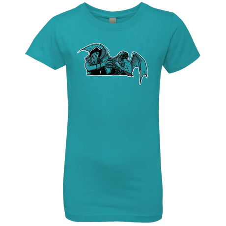 T-Shirts Tahiti Blue / YXS Shiver Me Tentacles Girls Premium T-Shirt