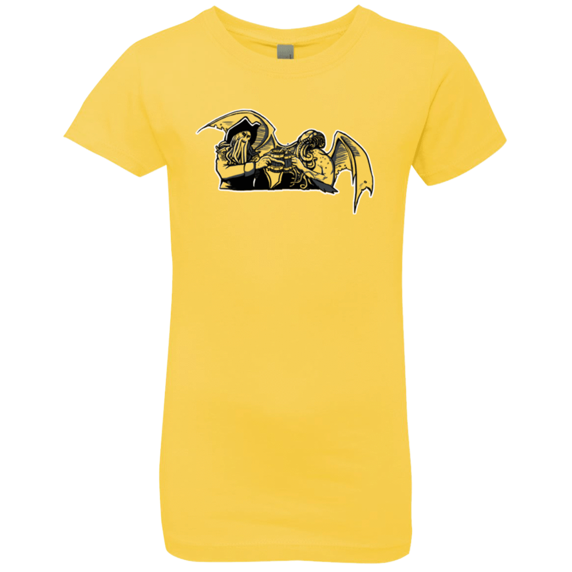 T-Shirts Vibrant Yellow / YXS Shiver Me Tentacles Girls Premium T-Shirt