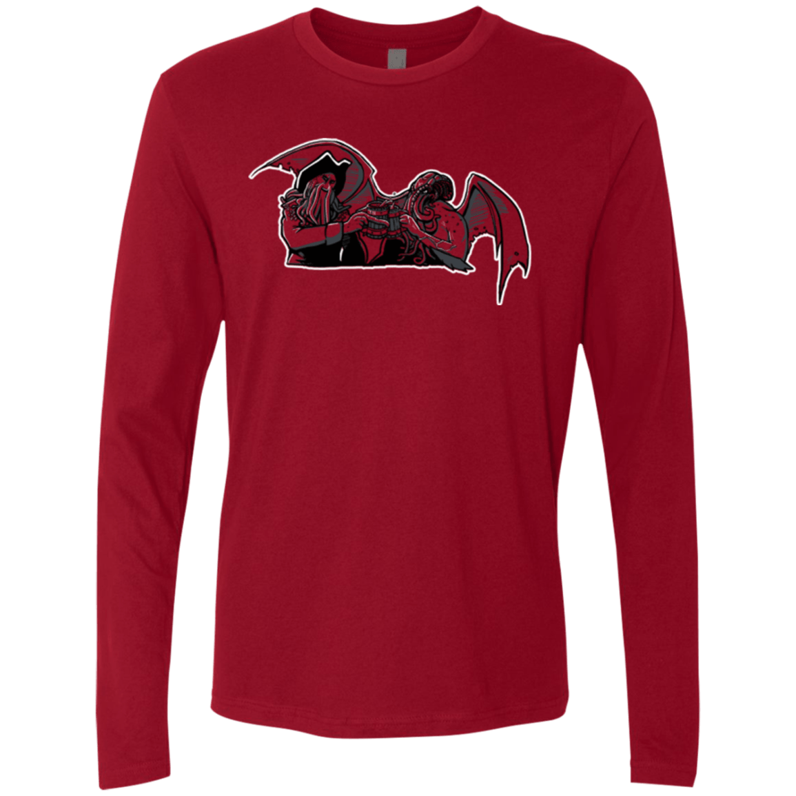 T-Shirts Cardinal / Small Shiver Me Tentacles Men's Premium Long Sleeve