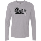 T-Shirts Heather Grey / Small Shiver Me Tentacles Men's Premium Long Sleeve