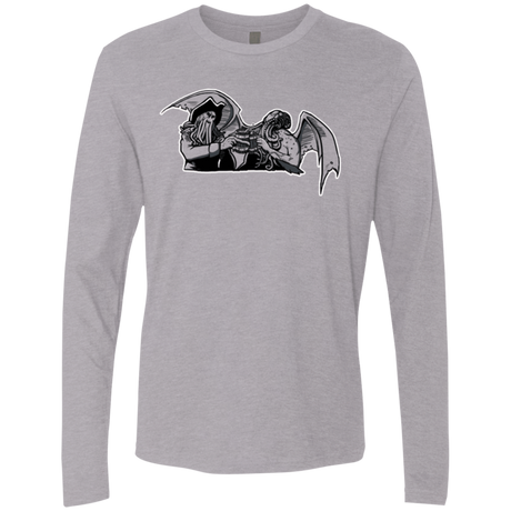 T-Shirts Heather Grey / Small Shiver Me Tentacles Men's Premium Long Sleeve