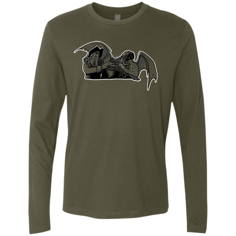 T-Shirts Military Green / Small Shiver Me Tentacles Men's Premium Long Sleeve