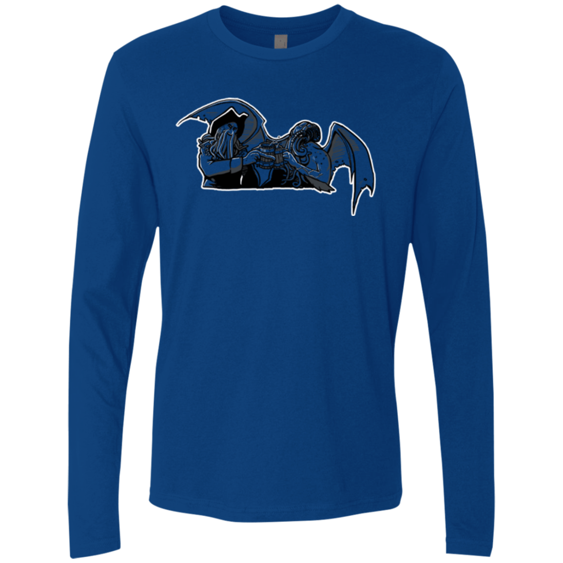 T-Shirts Royal / Small Shiver Me Tentacles Men's Premium Long Sleeve