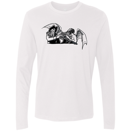 T-Shirts White / Small Shiver Me Tentacles Men's Premium Long Sleeve