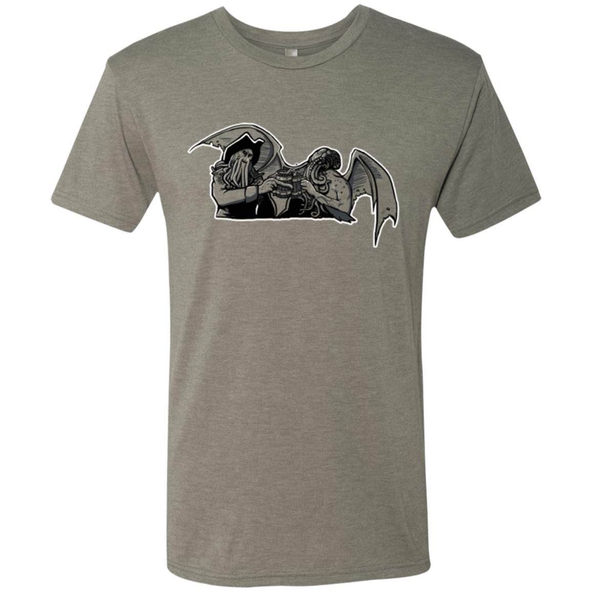 T-Shirts Venetian Grey / Small Shiver Me Tentacles Men's Triblend T-Shirt