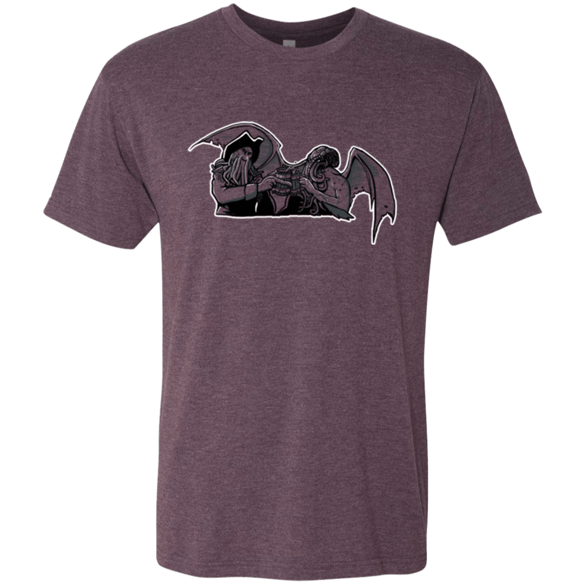 T-Shirts Vintage Purple / Small Shiver Me Tentacles Men's Triblend T-Shirt