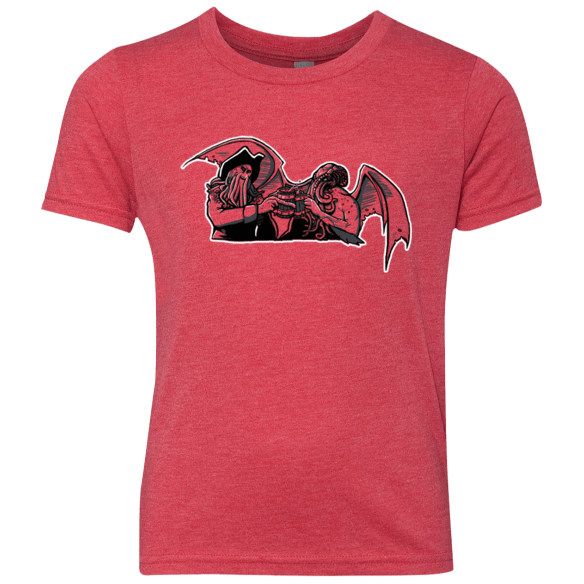 T-Shirts Vintage Red / YXS Shiver Me Tentacles Youth Triblend T-Shirt