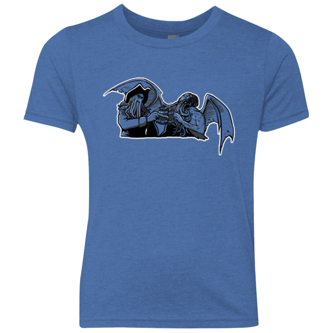 T-Shirts Vintage Royal / YXS Shiver Me Tentacles Youth Triblend T-Shirt