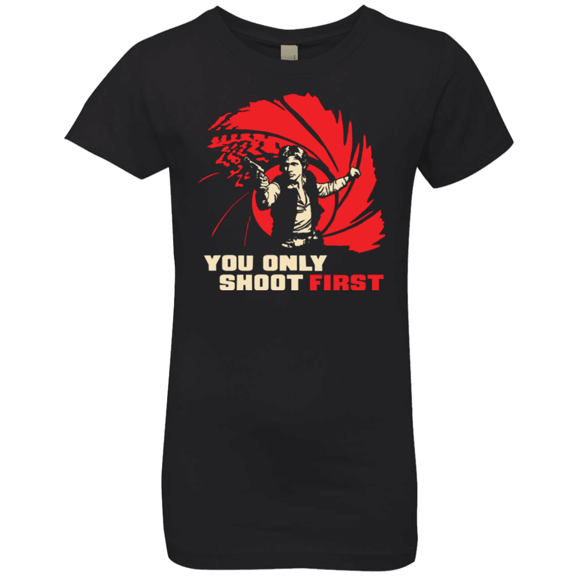 T-Shirts Black / YXS Shoot First Girls Premium T-Shirt