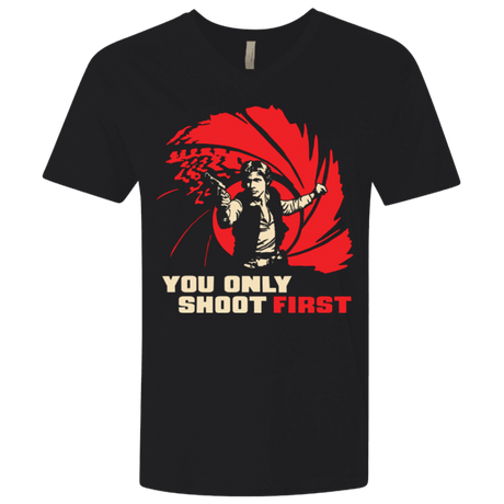 T-Shirts Black / X-Small Shoot First Men's Premium V-Neck