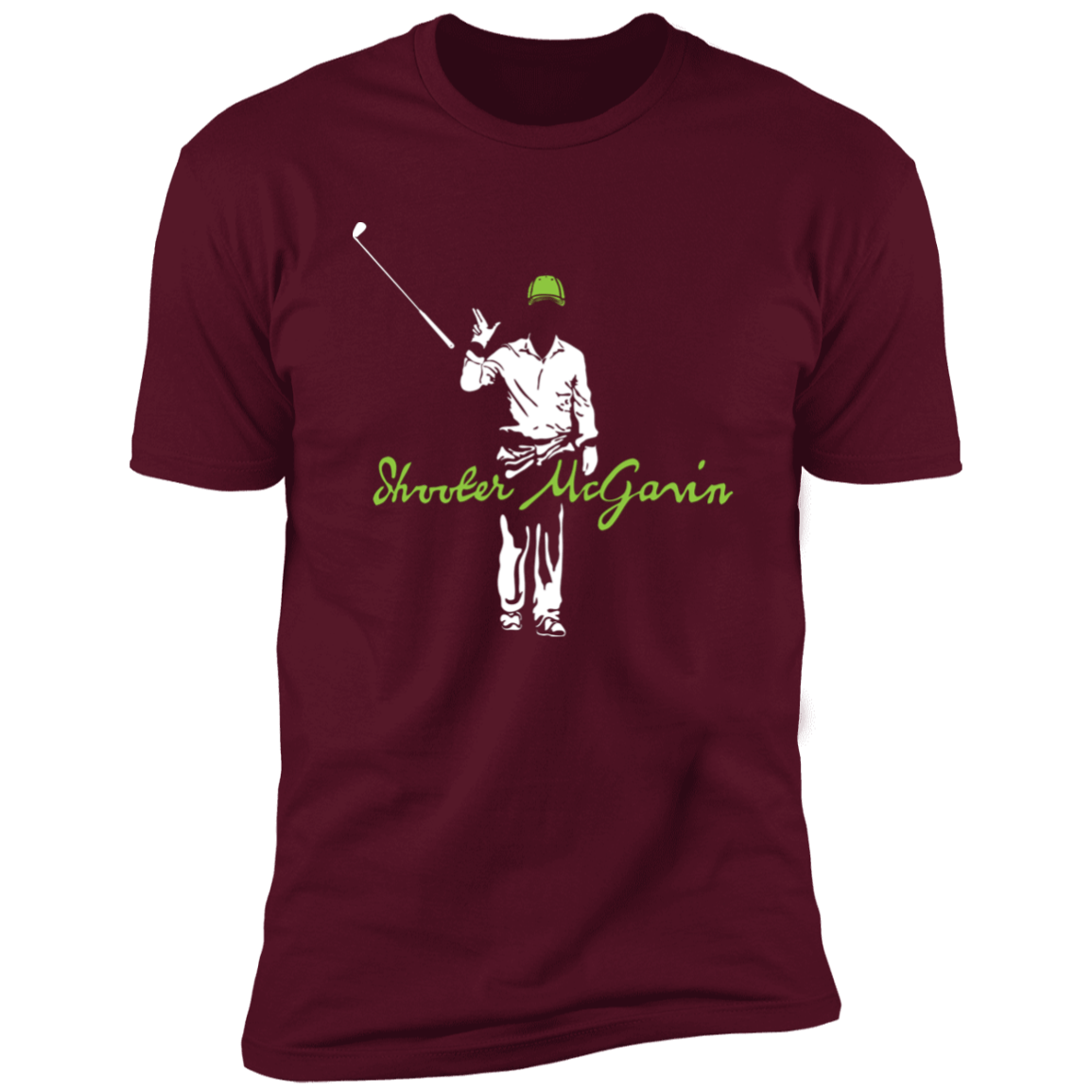 T-Shirts Maroon / S Shooter McGavin Men's Premium T-Shirt