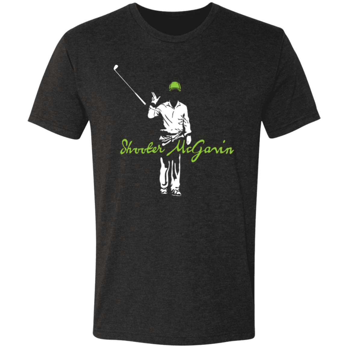T-Shirts Vintage Black / S Shooter McGavin Men's Triblend T-Shirt