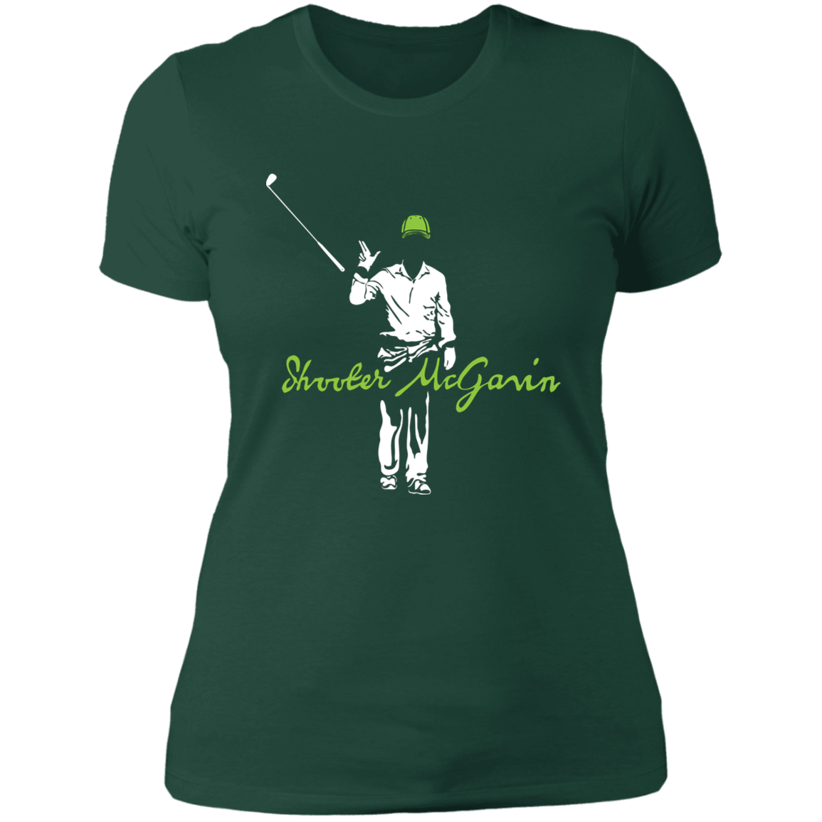 T-Shirts Forest Green / S Shooter McGavin Women's Premium T-Shirt