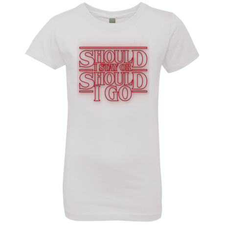 T-Shirts White / YXS Should I Stay Or Should I Go Girls Premium T-Shirt