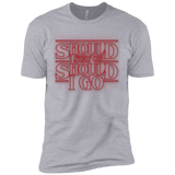 T-Shirts Heather Grey / X-Small Should I Stay Or Should I Go Men's Premium T-Shirt