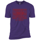 T-Shirts Purple / X-Small Should I Stay Or Should I Go Men's Premium T-Shirt