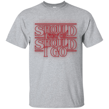 T-Shirts Sport Grey / Small Should I Stay Or Should I Go T-Shirt