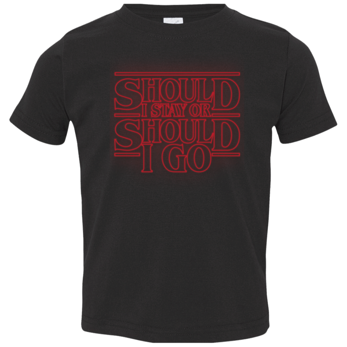 T-Shirts Black / 2T Should I Stay Or Should I Go Toddler Premium T-Shirt