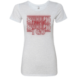 T-Shirts Heather White / Small Should I Stay Or Should I Go Women's Triblend T-Shirt
