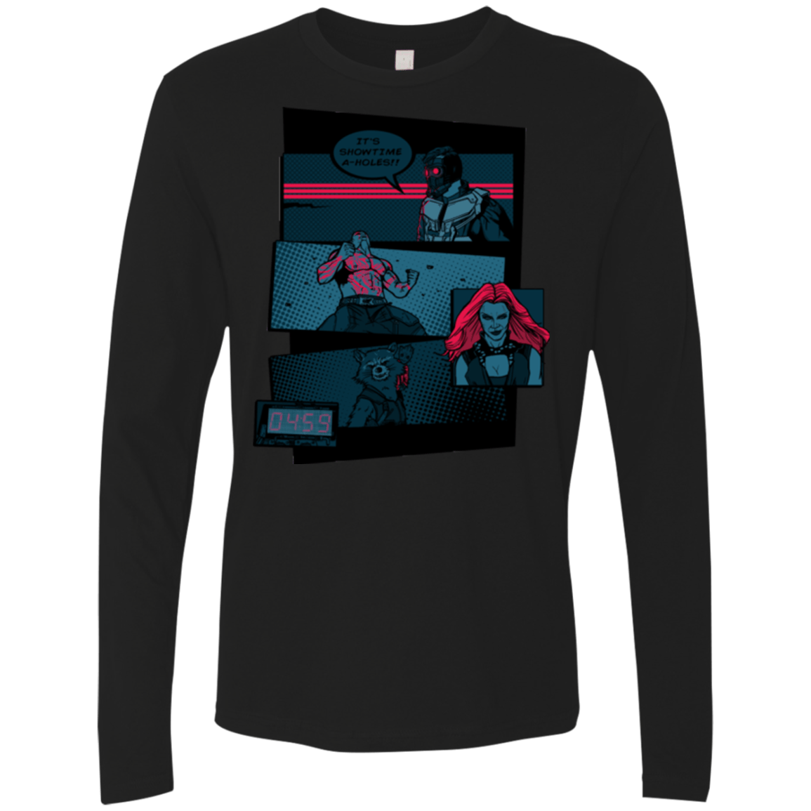 T-Shirts Black / Small Showtime Men's Premium Long Sleeve