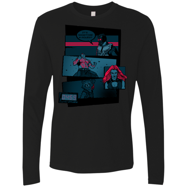 T-Shirts Black / Small Showtime Men's Premium Long Sleeve