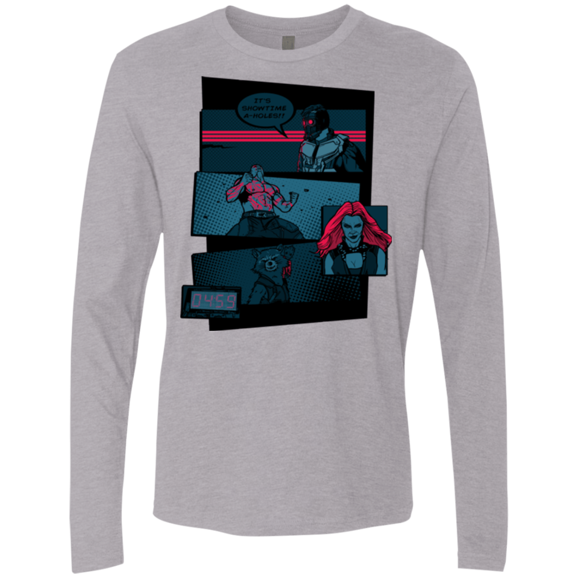 T-Shirts Heather Grey / Small Showtime Men's Premium Long Sleeve