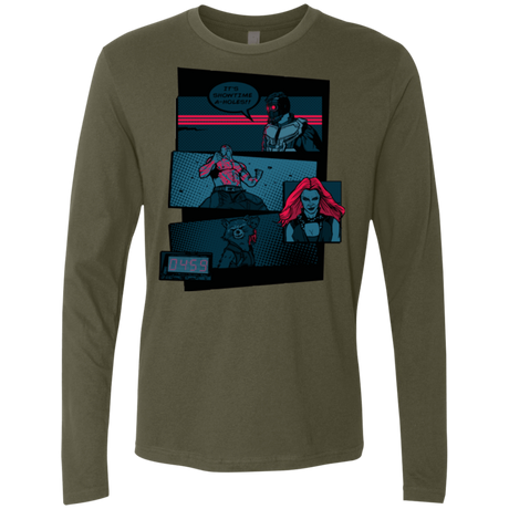 T-Shirts Military Green / Small Showtime Men's Premium Long Sleeve