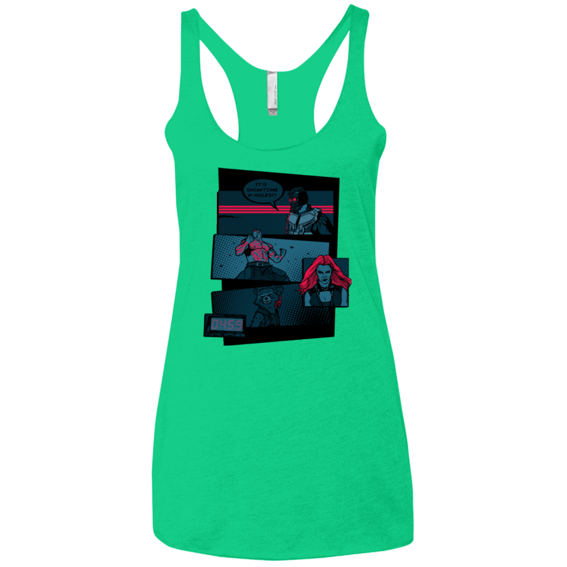 T-Shirts Envy / X-Small Showtime Women's Triblend Racerback Tank