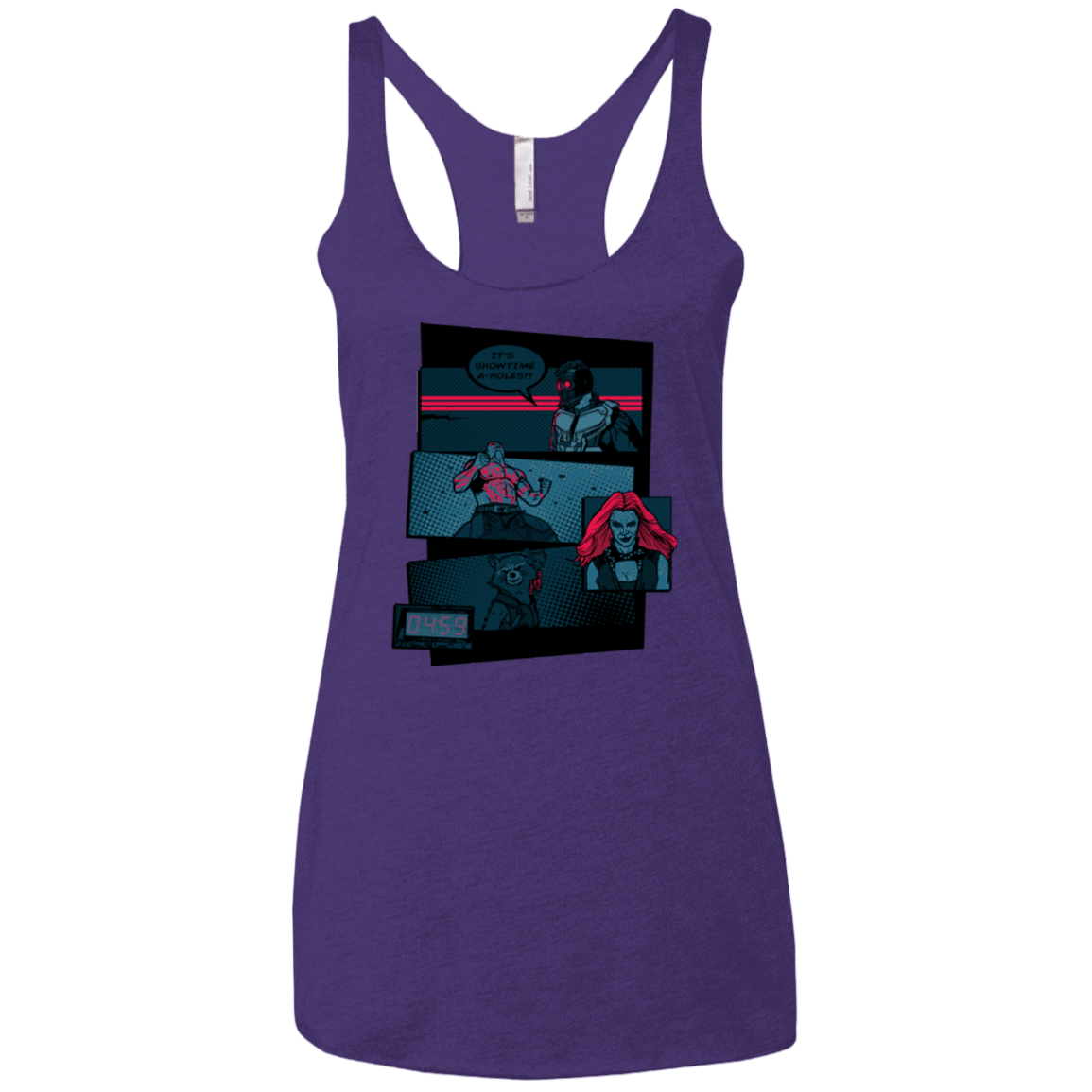 T-Shirts Purple Rush / X-Small Showtime Women's Triblend Racerback Tank