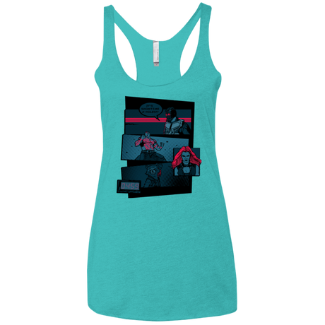 T-Shirts Tahiti Blue / X-Small Showtime Women's Triblend Racerback Tank